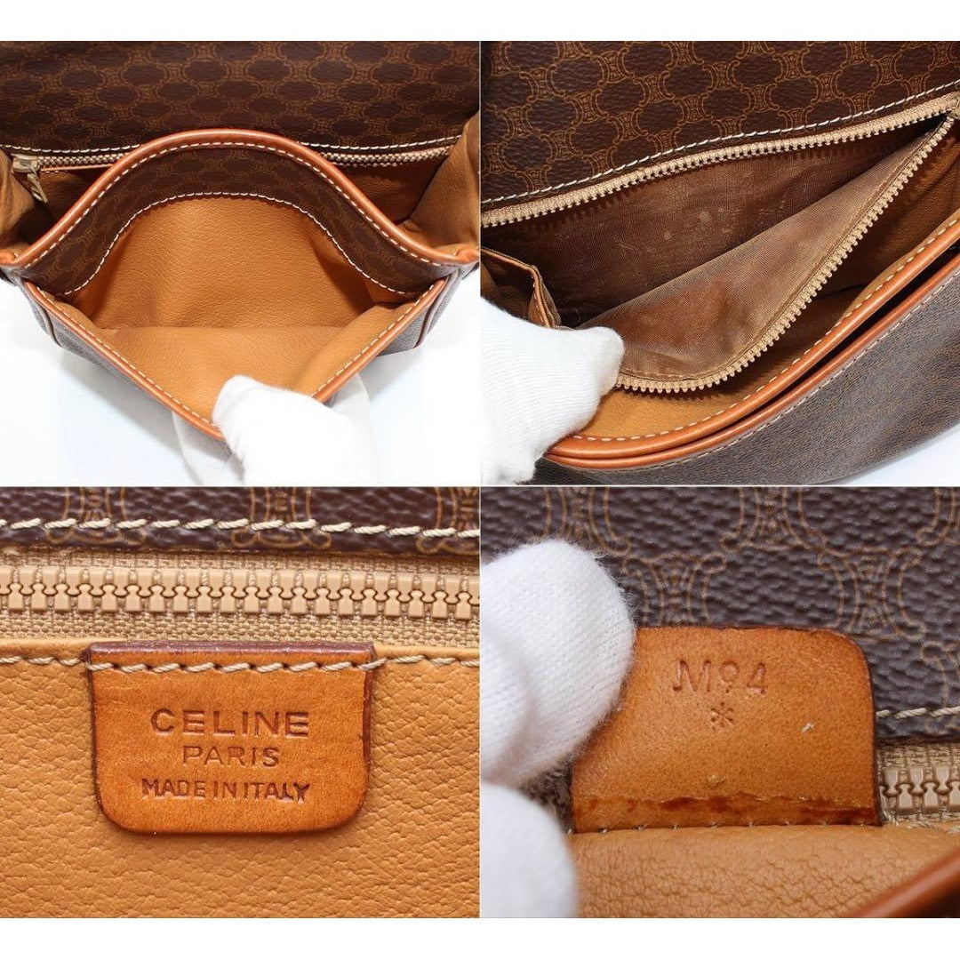 Celine Macadam Pattern Shoulder Bag — view 10
