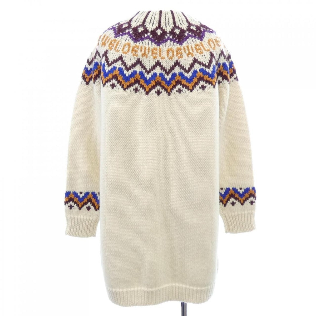 Loewe Cardigan Brown Beige Blue — view 2