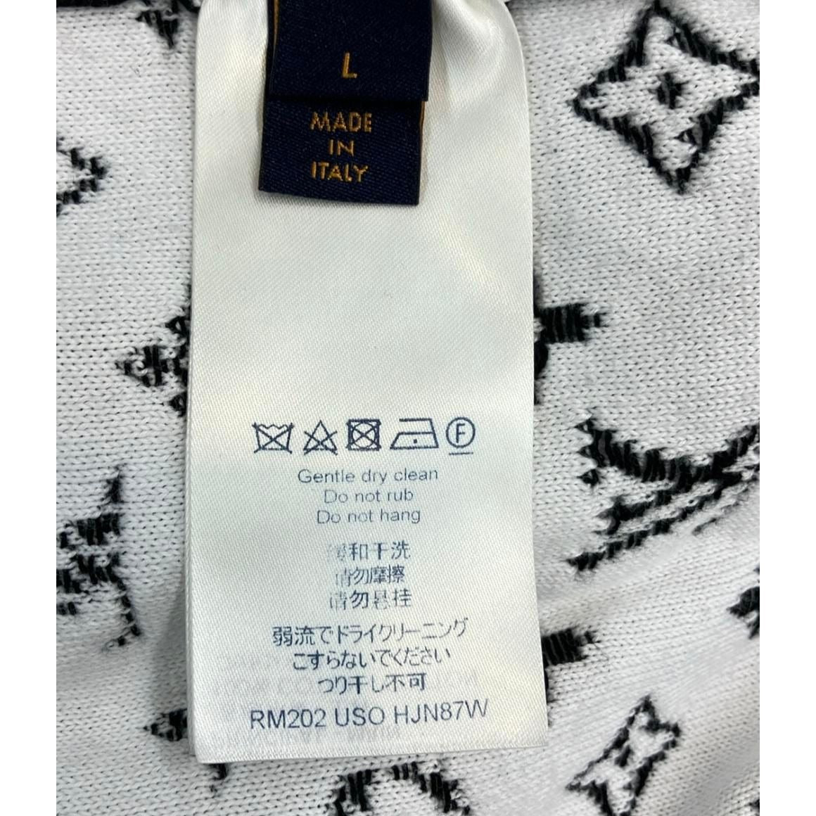 Louis Vuitton Long Sleeve Knit Monogram Gradient Sweater — view 4