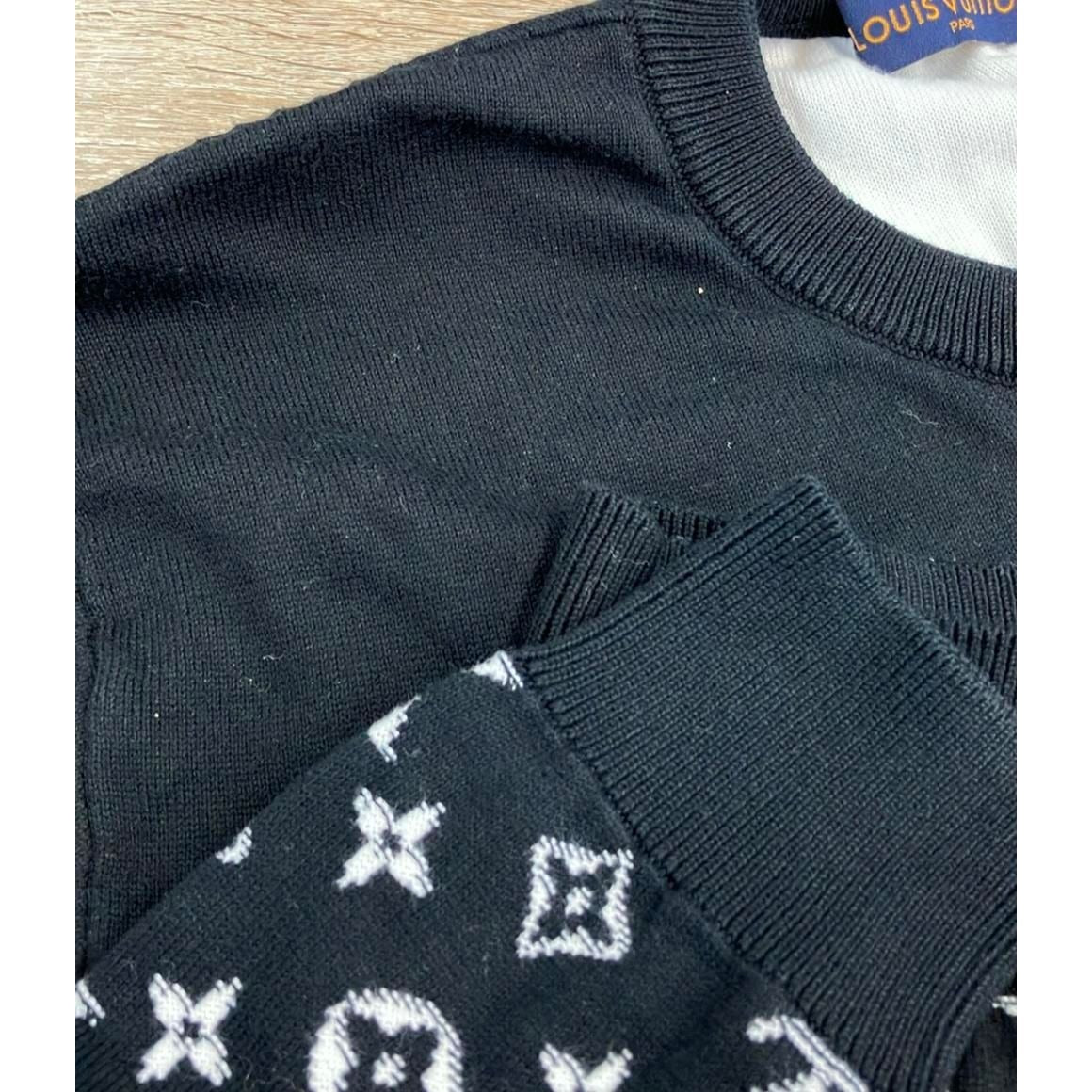 Louis Vuitton Long Sleeve Knit Monogram Gradient Sweater — view 6
