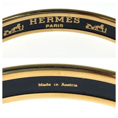 Hermes Enamel PM Bracelet Bangle Gold