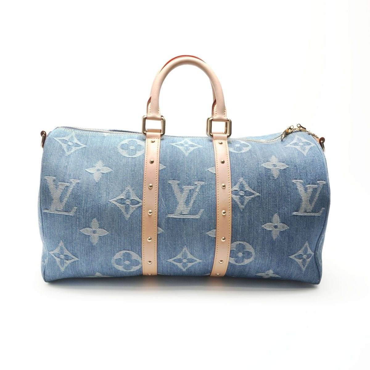 Louis Vuitton Boston Bag Monogram Denim Keepall Bandouliere 45