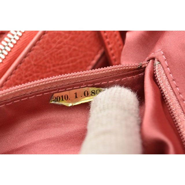 Chanel Tote Quilted Leather Dark Pink Silver — view 6