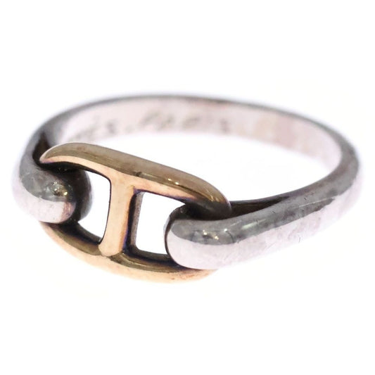 Hermes Chaine D'ancre Ring 750 925 Vintage
