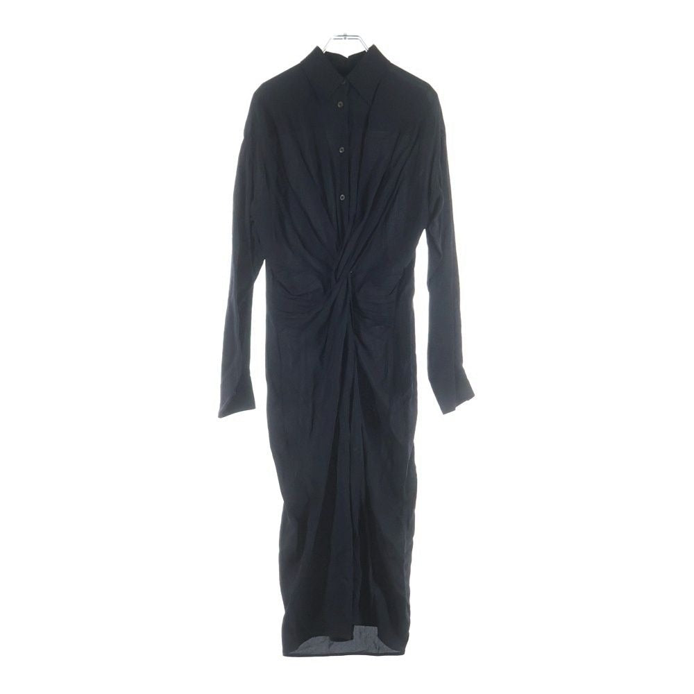 Prada Sable Dress Long with Camisole Black