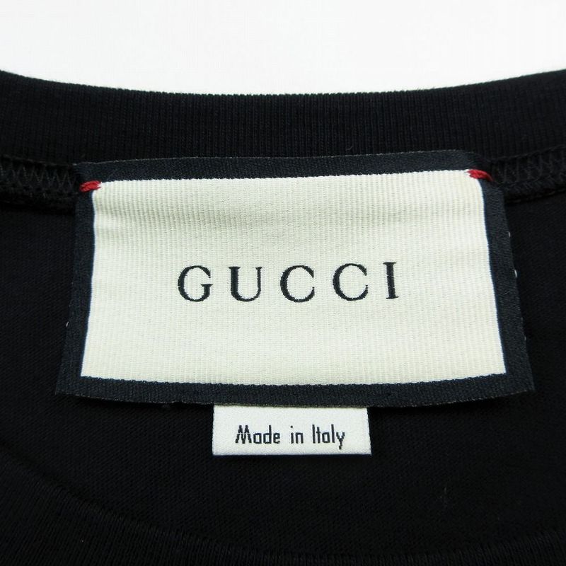 Gucci 20ss Logo Heart Sequin Short Sleeve T-Shirt Cut and Sewn 492347 Xjb72