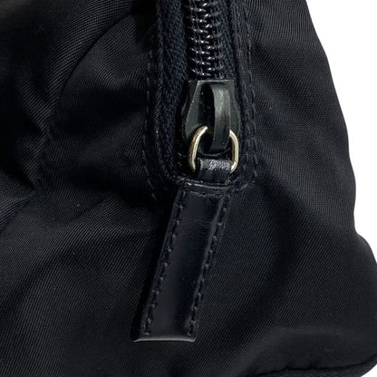 Prada Pouch Cosmetic Pouch Small Pouch Triangle Logo Nylon Black Prada