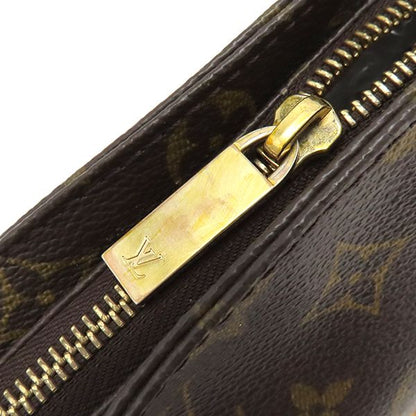 Louis Vuitton Shoulder Bag Trotter Monogram Canvas Monogram Gold Hardware Tea