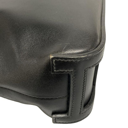 Hermes Handbag Escapada Black Silver Hardware