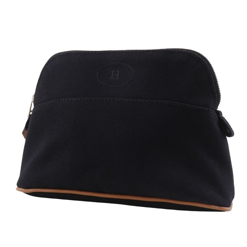 Hermes Bolide Pouch Mini Cotton Noir Black Women's Pouch