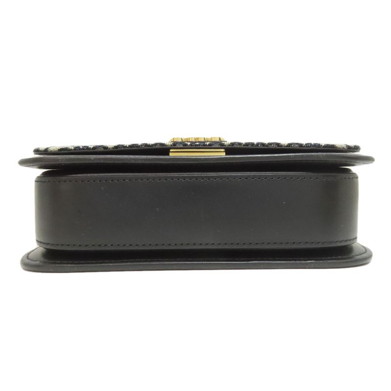 Loewe Anagram Shoulder Bag Canvas Calf Women