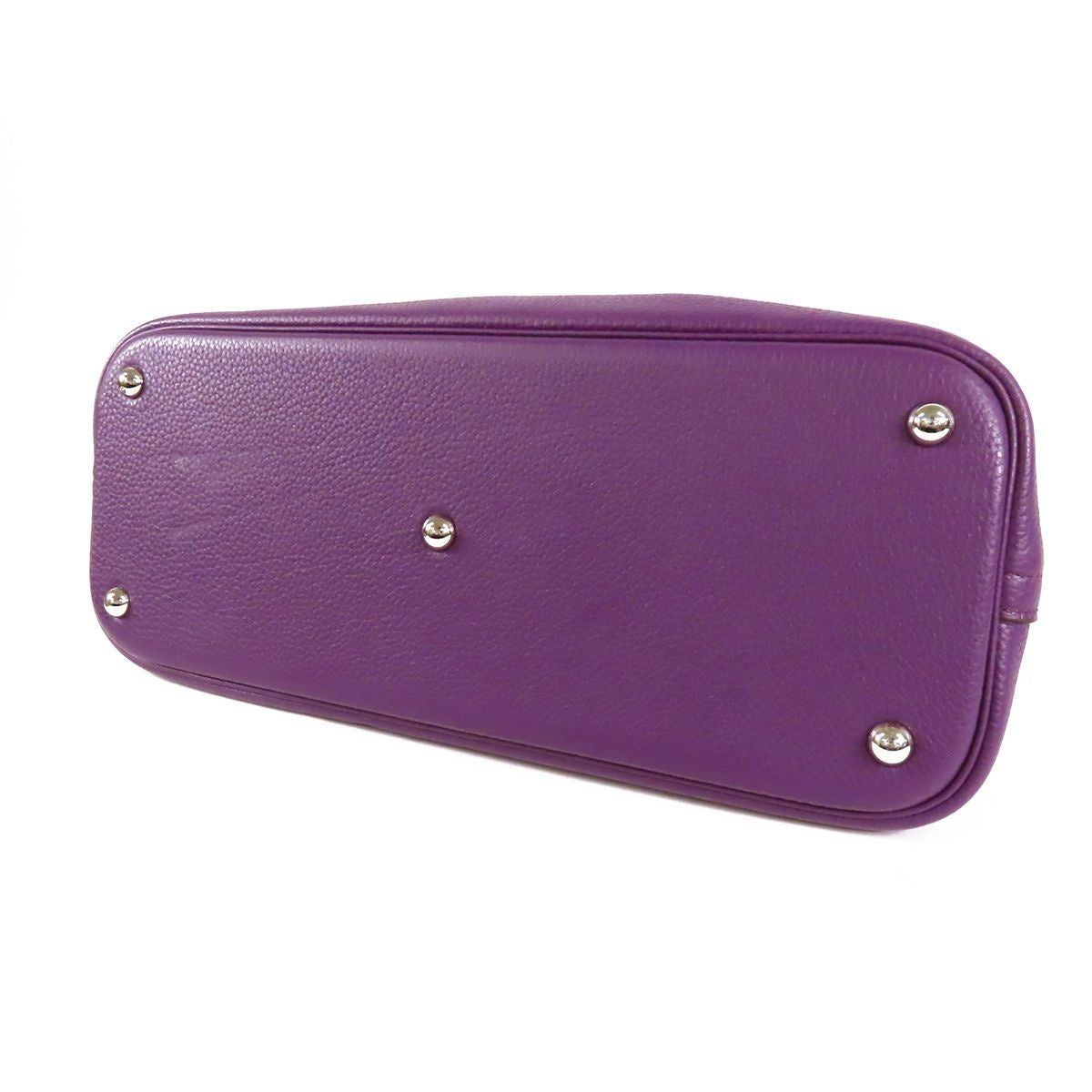 Hermes Bolide 35 Ultra Violet Silver Taurillon 2-Way Shoulder Bag — view 3