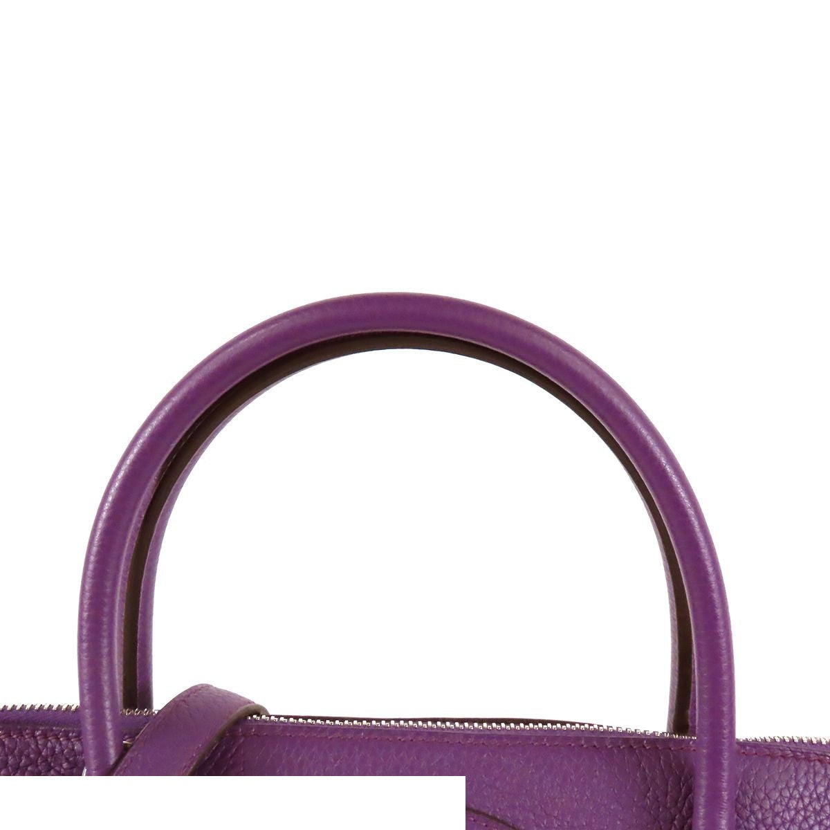 Hermes Bolide 35 Ultra Violet Silver Taurillon 2-Way Shoulder Bag — view 4