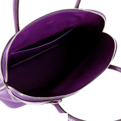 Hermes Bolide 35 Ultra Violet Silver Taurillon 2-Way Shoulder Bag — view 5