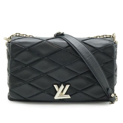 Louis Vuitton Maltage Go-14 mm Chain Bag Shoulder Leather Noir