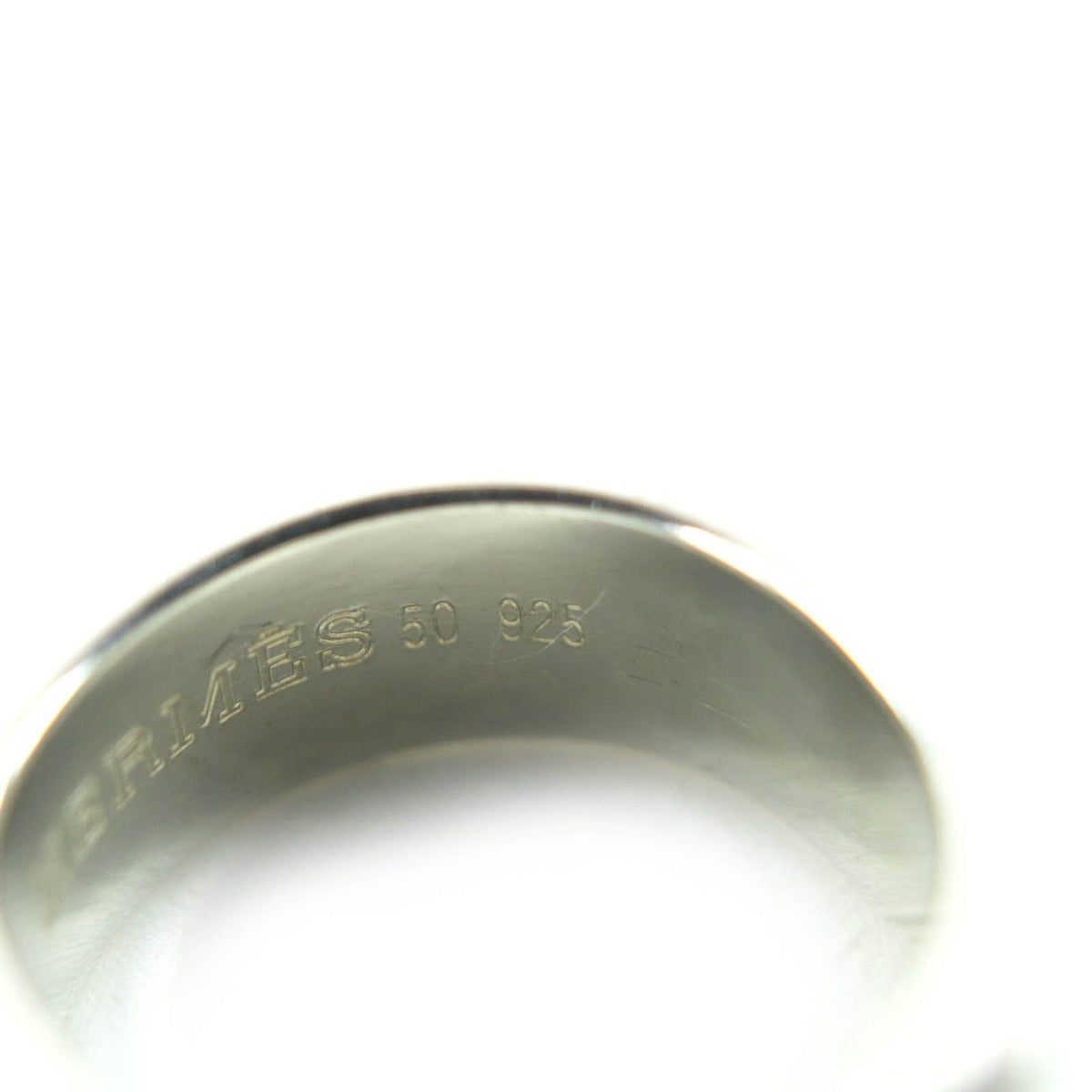 Hermes Vintage Bucket Ring 925 18K Silver Gold 50 To Size — view 9