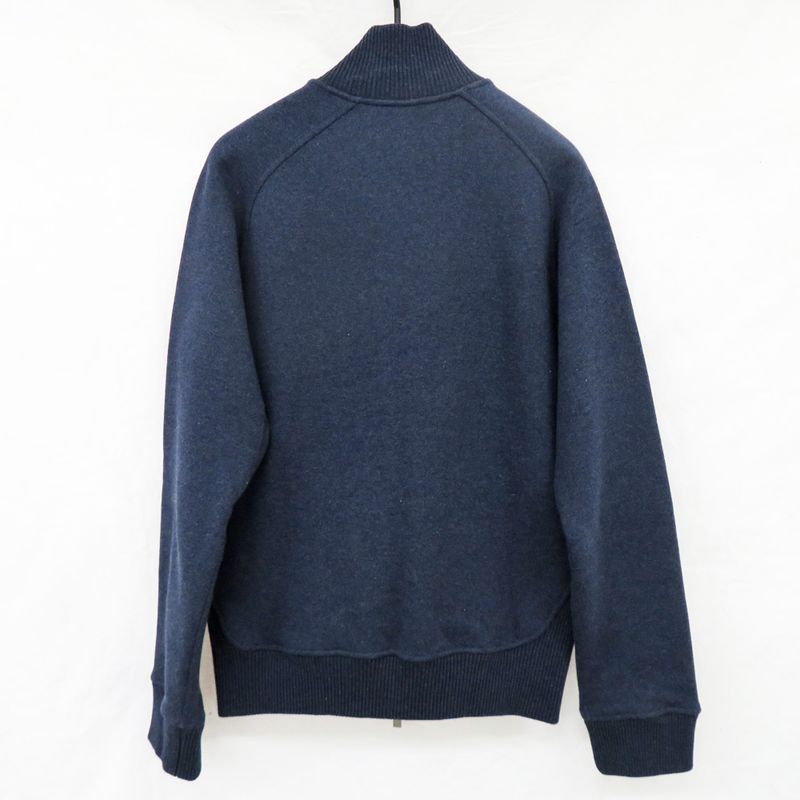Dior Zip Up Blouson Jacket Long Sleeve 213j434a0796 Navy - XS Logo
