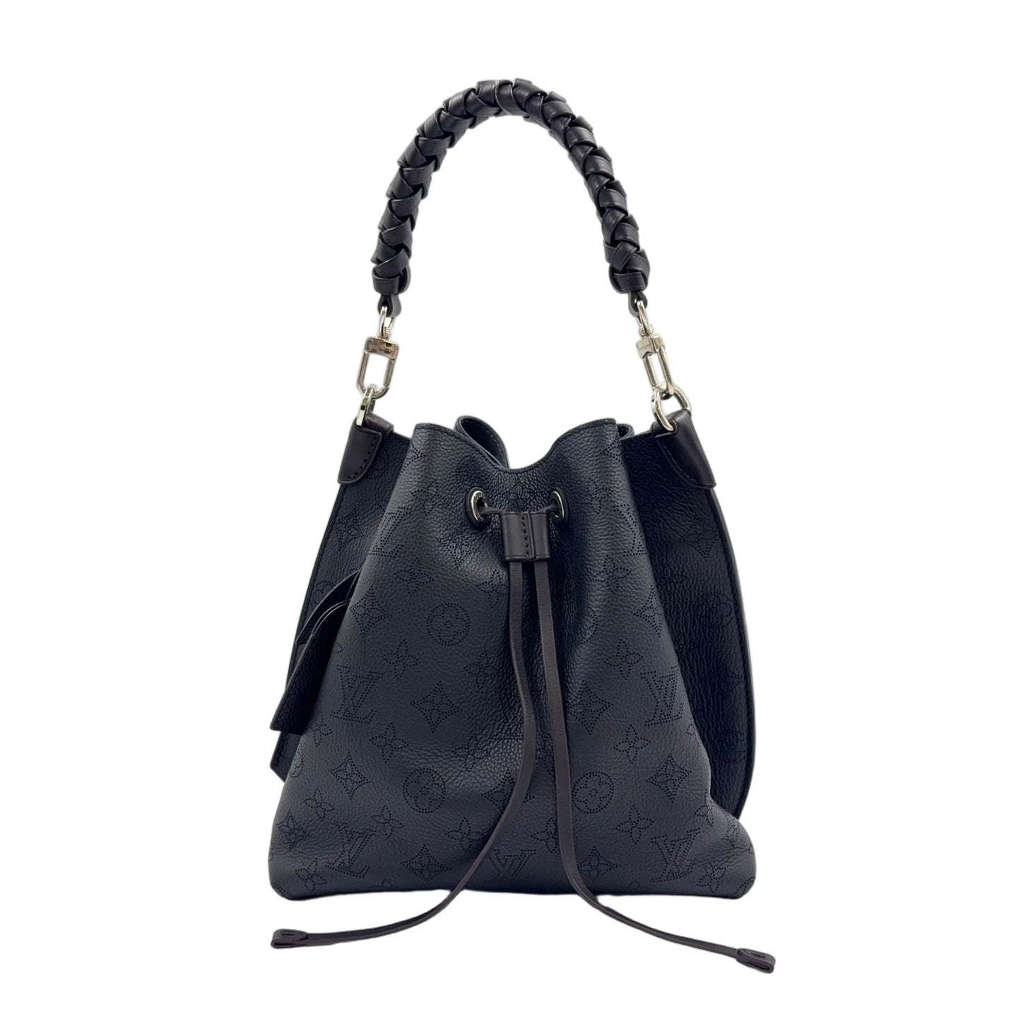 Louis Vuitton Monogram Mahinamuria Mahina 2-Way Shoulder Leather Calf Black