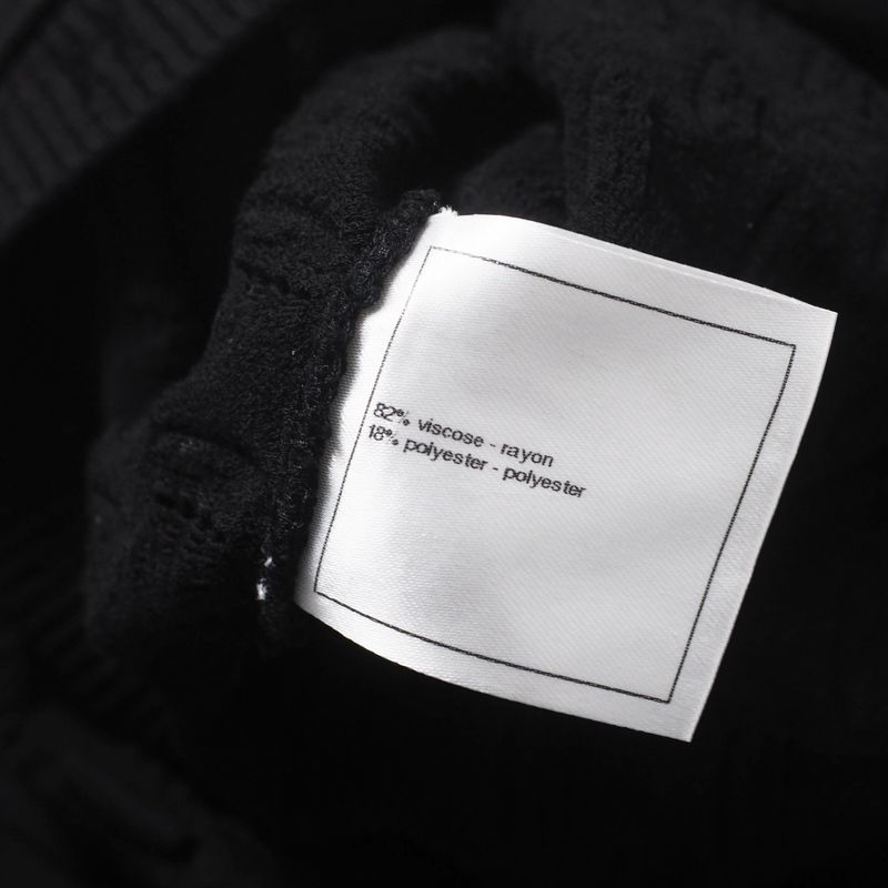 Chanel Dress Size 42 14P Knit Dress CC Logo Coco Mark Button Made In France