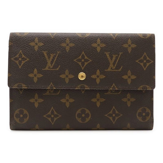 Louis Vuitton Monogram Pochette Passepol Trifold Long Wallet