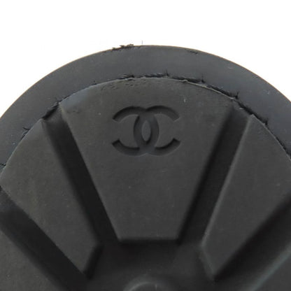 CHANEL 22B G39447 F Patent Leather Loafer With Pearl Coco Mark Black 34.5 With