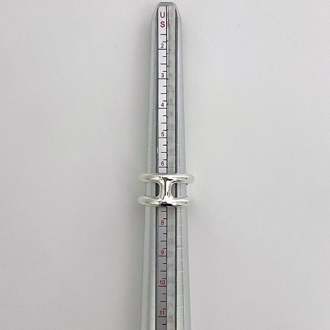 Hermes Ring Ozmoz PM F22864 Silver Ring JP14