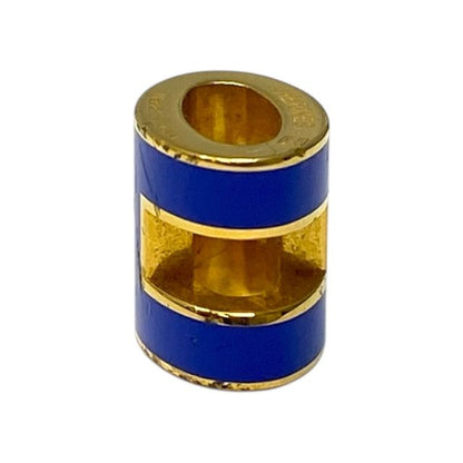 Hermes Mini Pop Ash H Necklace Pendant Top Charm H Logo Gold Blue Hermes Ladies