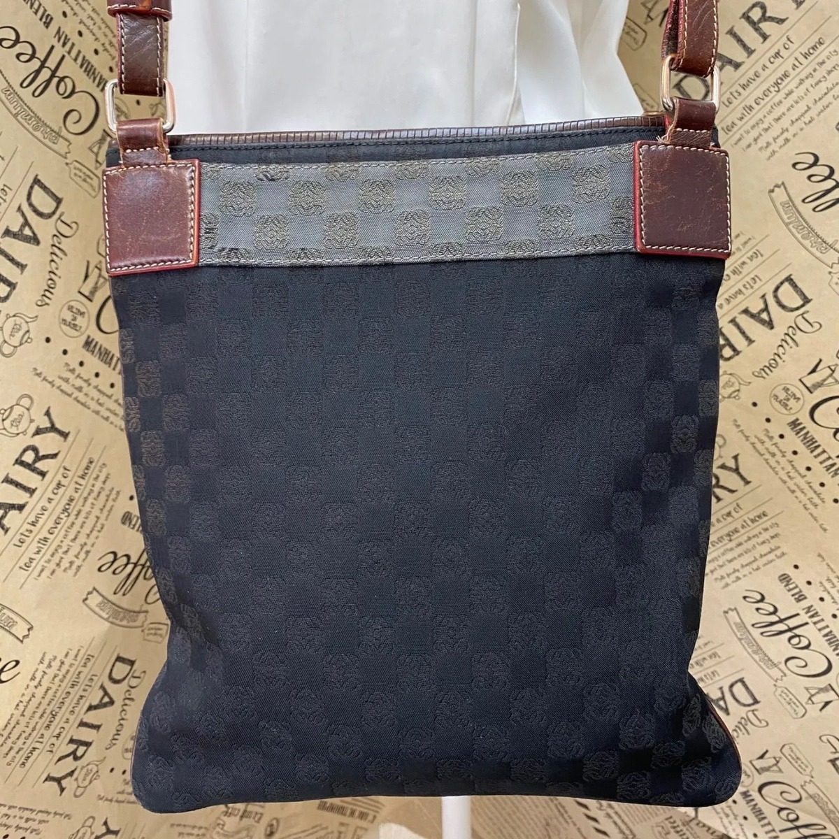 Loewe Shoulder Bag Crossbody Anagram Travel Formal — view 2