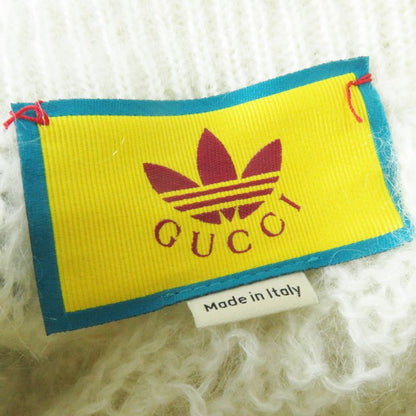 Gucci×adidas Gucci×adidas 721504 Mohair Trefoil Embroidery Knit Long Pants