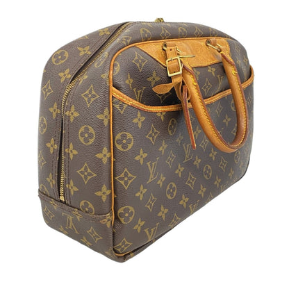 Louis Vuitton Handbag Monogram Deauville Brown — view 2