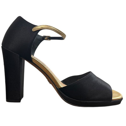 22ss Christian Dior Suede Satin Sandals Size 34 1/2 21.5cm (8.46in) Equivalent