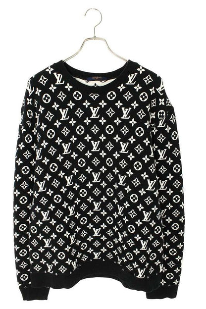 Louis Vuitton 20SS Rm201q TCJ HIY 53W Full Monogram Jacquard Crewneck Sweatshirt