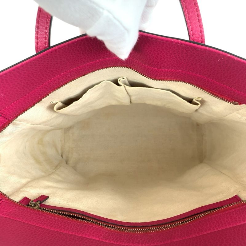 Gucci Swing Pink Gold Hardware Leather 368824 Tote Bag Shoulder Bag 2way Ladies