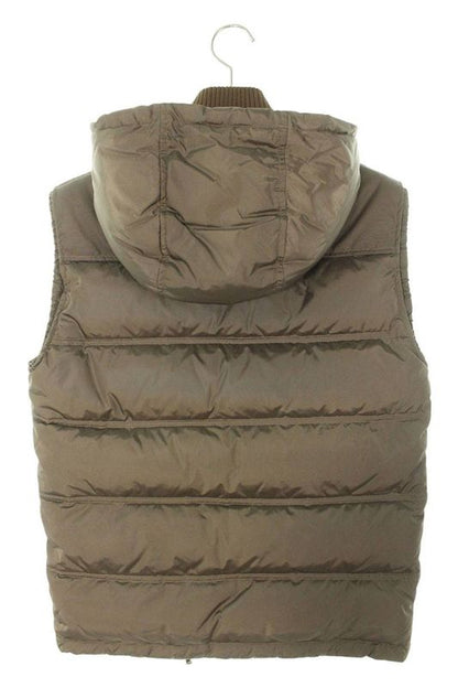 Gucci 268882 Z9687 Logo Patch Hooded Down Vest Men's 44