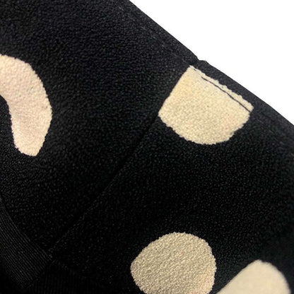 Saint Laurent Paris 20ss Rayon Dot Dress 582689 Y355v Black F34