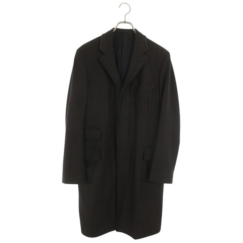 Hermes Wool Long Che Star Coat 46