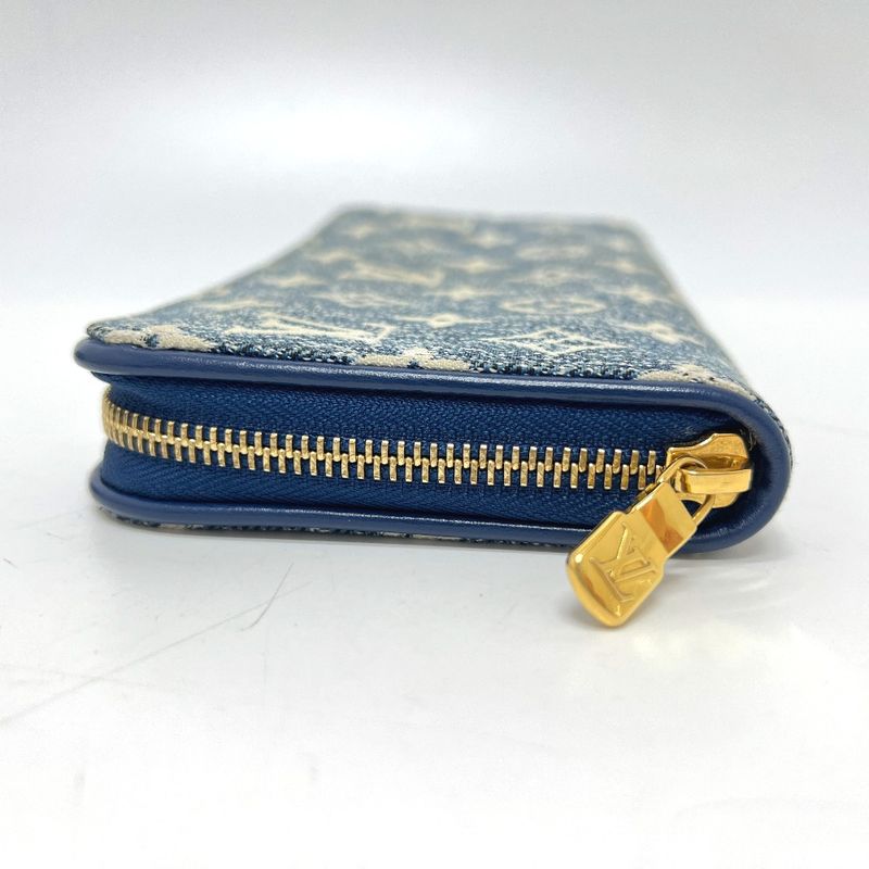Louis Vuitton Long Wallet Monogram Jacquard Denim Zippy Wallet M81226 Denim Blue