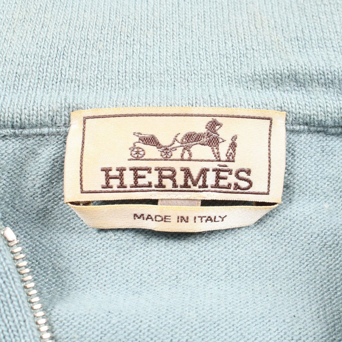Hermes Hoodie Knit Wool Cashmere Zip — view 3