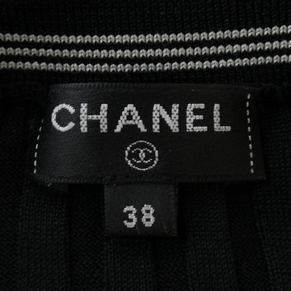 Chanel Knit Top Black 38 Translucency — view 5