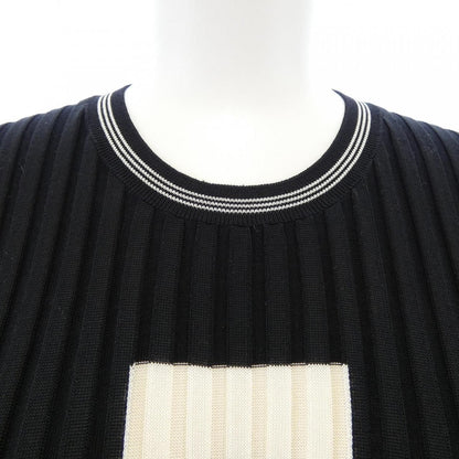 Chanel Knit Top Black 38 Translucency — view 6