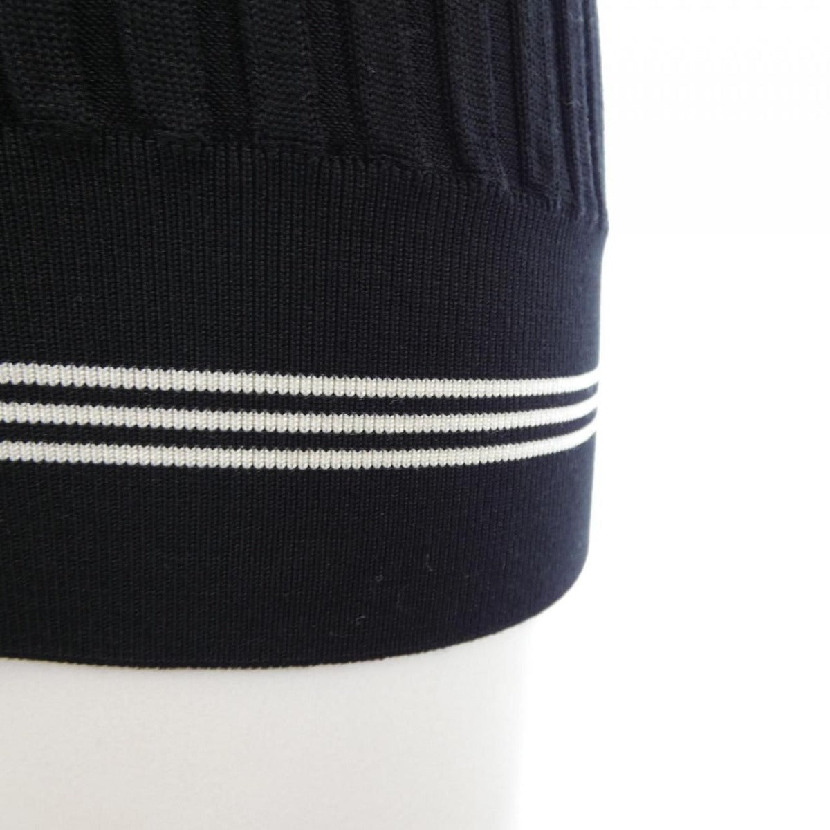 Chanel Knit Top Black 38 Translucency — view 8