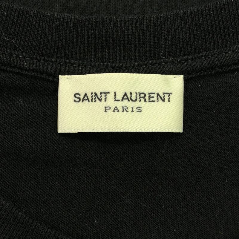 Saint Laurent Paris 18ss Multicolor Signature Logo Print T-Shirt 553438 Ybcl2