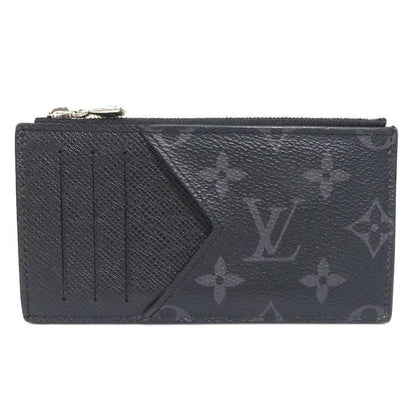 Louis Vuitton Coin Case Monogram Eclipse Taiga Card Holder