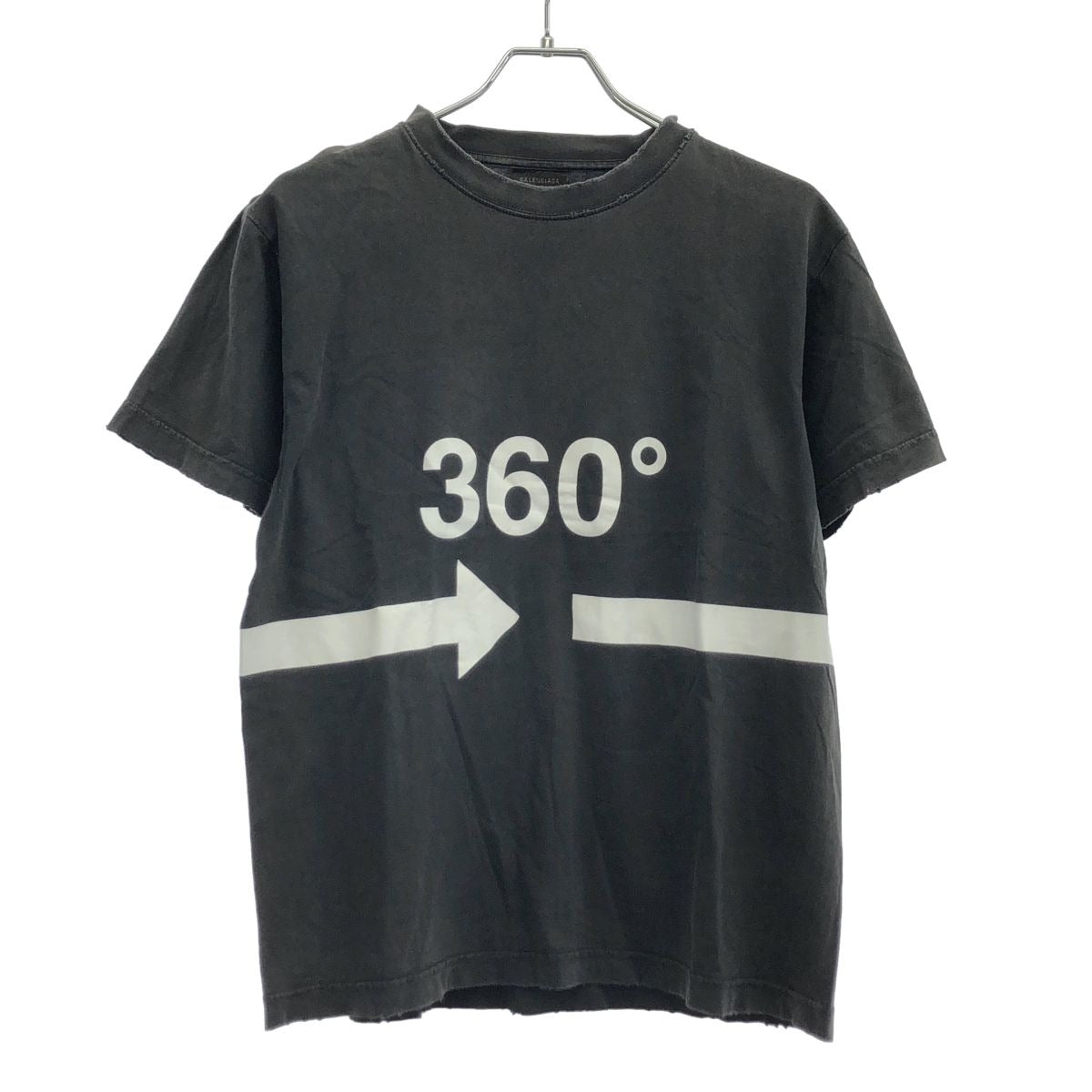 Balenciaga 360 Tubular Distressed T-Shirt Gray