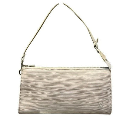 Louis Vuitton Epi Pochette Bag Handbag Lavender