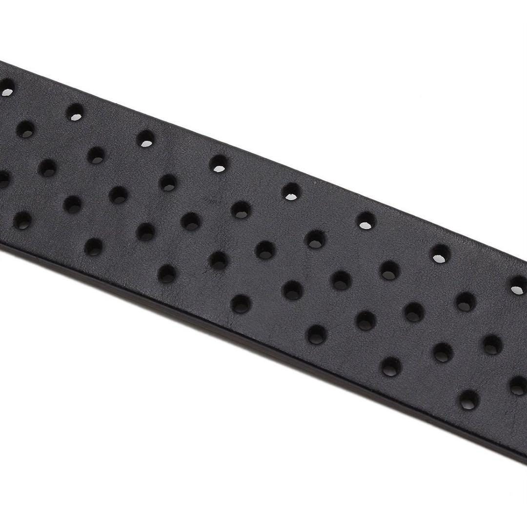 Gucci Interlocking Perforated Leather Belt — view 5