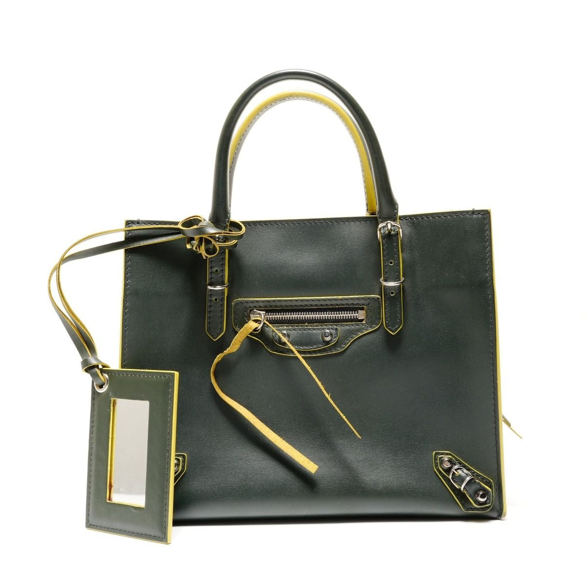 Balenciaga Handbag Paper Mini A6 Leather 2-Way