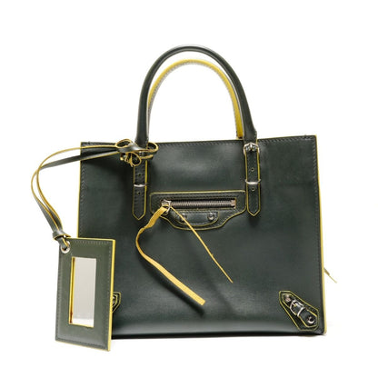 Balenciaga Handbag Paper Mini A6 Leather 2-Way