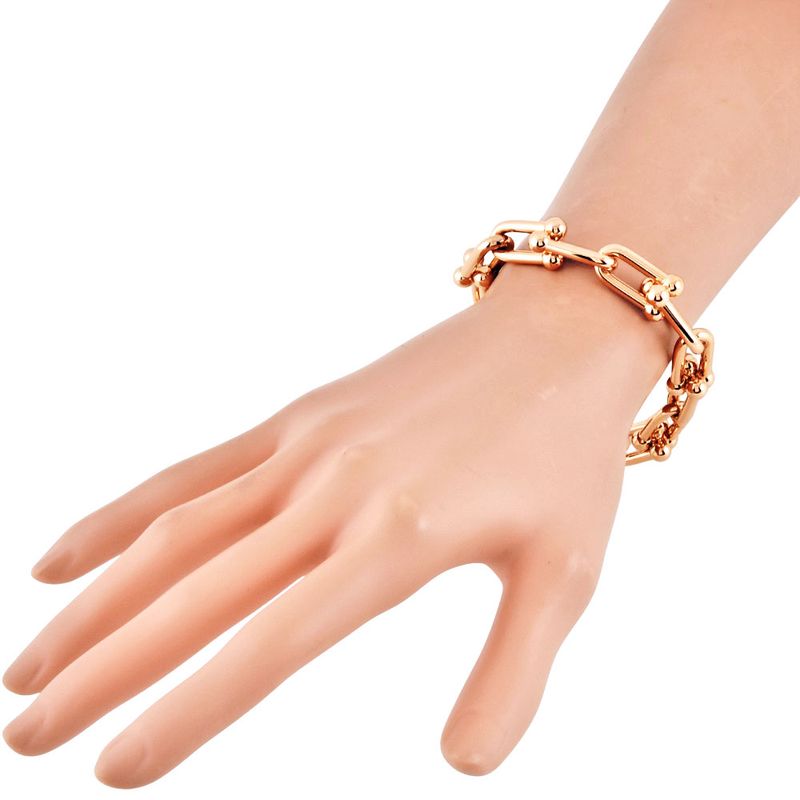 Tiffany & Co Tiffany & Co Hardware Large Link Bracelet Rose Gold 356g 18krg