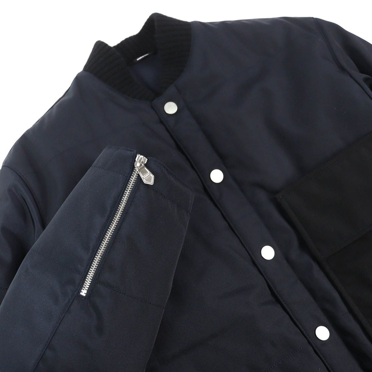 Hermes Series Button Jacket Navy 44 Hanger with Garment Recommended — view 4